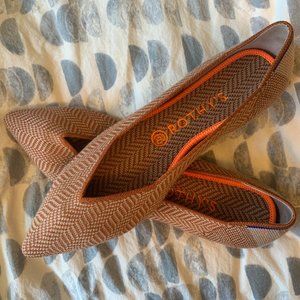 NWT Rothy’s Camel Herringbone Point - Retired - size 8.5